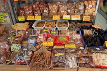 HONG KONG, Hong Kong Island, Des Voeux Road, dried seafood street, shop display, HK2439JPL