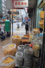 HONG KONG, Hong Kong Island, Des Voeux Road, dried seafood street, shop food display, HK2362JPL