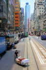 HONG KONG, Hong Kong Island, Des Voeux Road, street scene, HK1742JPL