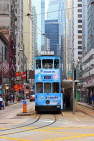 HONG KONG, Hong Kong Island, Des Voeux Road, street scene and Tram, HK1862JPL