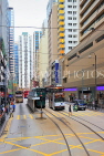 HONG KONG, Hong Kong Island, Des Voeux Road, street scene and Trams, HK1737JPL