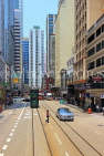 HONG KONG, Hong Kong Island, Des Voeux Road, street scene and Trams, HK1739JPL