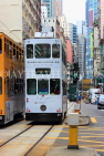 HONG KONG, Hong Kong Island, Des Voeux Road, street scene and Trams, HK2063JPL