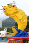 HONG KONG, Hong Kong Island, Repulse Bay, Kwun Yam shrine, Fish of Prosperity statue, HK2325JPL