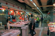 HONG KONG, Hong Kong Island, Sheung Wan Market, wet market, seafood stalls, HK1998JPL