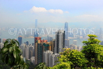 HONG KONG, Hong Kong Island, The Peak, view of HK from The Peak, HK2503JPL