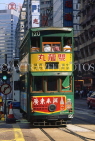 HONG KONG, Hong Kong Island, Wanchai area, tram car, HK648JPL
