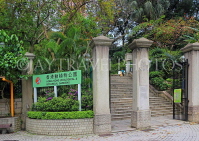 HONG KONG, Hong Kong Island, Zoological & Botanical Gardens, entrance, HK1750JPL