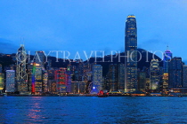 HONG KONG, Hong Kong Island, night skyline, HK1214JPL