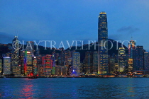 HONG KONG, Hong Kong Island, night skyline, HK1216JPL