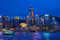 HONG KONG, Hong Kong Island, night skyline, HK1218JPL