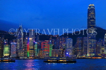 HONG KONG, Hong Kong Island, night skyline, HK1219JPL