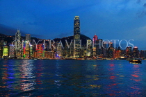 HONG KONG, Hong Kong Island, night skyline, HK1220JPL