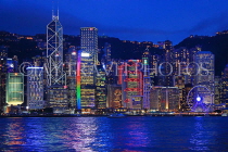HONG KONG, Hong Kong Island, night skyline, HK1221JPL