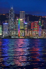 HONG KONG, Hong Kong Island, night skyline, HK1224JPL