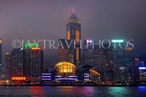 HONG KONG, Hong Kong Island, night skyline, HK1796JPL