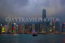 HONG KONG, Hong Kong Island, night skyline, HK1800JPL