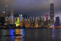 HONG KONG, Hong Kong Island, night skyline, HK2129JPL