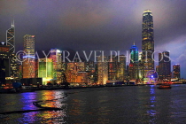 HONG KONG, Hong Kong Island, night skyline, HK2130JPL