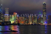 HONG KONG, Hong Kong Island, night skyline, HK2131JPL