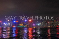 HONG KONG, Hong Kong Island, night skyline, HK2440JPL