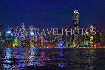 HONG KONG, Hong Kong Island, night skyline, HK923JPL