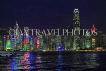 HONG KONG, Hong Kong Island, night skyline, HK926JPL