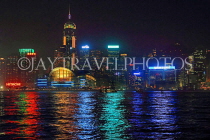 HONG KONG, Hong Kong Island, night skyline, HK927JPL
