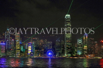 HONG KONG, Hong Kong Island, night skyline, HK928JPL
