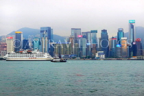 HONG KONG, Hong Kong Island, skyline and Victoria Harbour, HK1967JPL