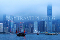 HONG KONG, Hong Kong Island, skyline at dusk, HK1783JPL