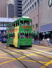 HONG KONG, Hong Kong Island, street scene with tram, HK703JPL