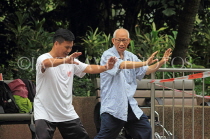 HONG KONG, Kowloon, Kowloon Park, people practicing Tai Chi, HK1697JPL