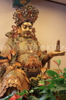 HONG KONG, Lantau Island, Po Lin Monastery, Hall of Bodhisattva Skanda, Heavenly King statues, HK852JPL