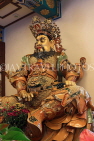 HONG KONG, Lantau Island, Po Lin Monastery, Hall of Bodhisattva Skanda, Heavenly King statues, HK857JPL