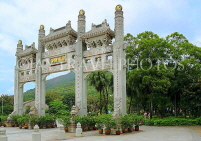 HONG KONG, Lantau Island, Po Lin Monastery, Mountain Gateway, HK825JPL