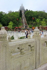 HONG KONG, Lantau Island, Po Lin Monastery, Tian Tan (Big Buddha), and stone steps, HK835JPL