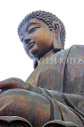 HONG KONG, Lantau Island, Po Lin Monastery, Tian Tan (Big Buddha) bronze statue, HK787JPL