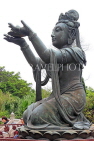 HONG KONG, Lantau Island, Po Lin Monastery, Tian Tan Buddha site, offerings by Devas statues, HK921JPL