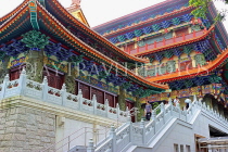 HONG KONG, Lantau Island, Po Lin Monastery, main shrine hall, HK780JPL