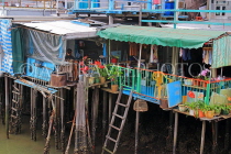 HONG KONG, Lantau Island, Tai O fishing village, stilt houses, HK735JPL
