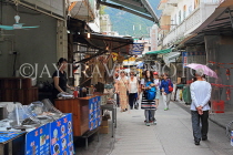 HONG KONG, Lantau Island, Tai O fishing village, street scene and small shops, HK764JPL
