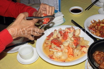 HONG KONG, Sai Kung, waterfront, Hung Kee Seafood Restaurant, Lobster dish, HK1399JPL