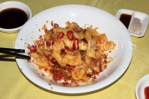 HONG KONG, Sai Kung, waterfront, Hung Kee Seafood Restaurant, Squid with chillie dish, HK1404JPL
