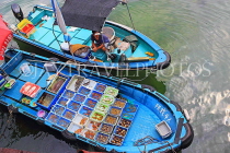 HONG KONG, Sai Kung, waterfront, boats selling live seafood, HK1446JPL