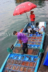 HONG KONG, Sai Kung, waterfront, boats selling live seafood, HK1449JPL