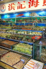 HONG KONG, Sai Kung, waterfront, seafood restaurants, live seafood on display, HK1424JPL