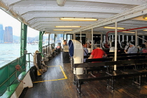 HONG KONG, Victoria Harbour, Star Ferry, interior, HK1244JPL