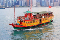 HONG KONG, Victoria Harbour, harbour cruise junk boat, HK1232JPL