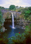 Hawaiian Islands, HAWAII (Big Island), Rainbow Falls, HAW134JPLA